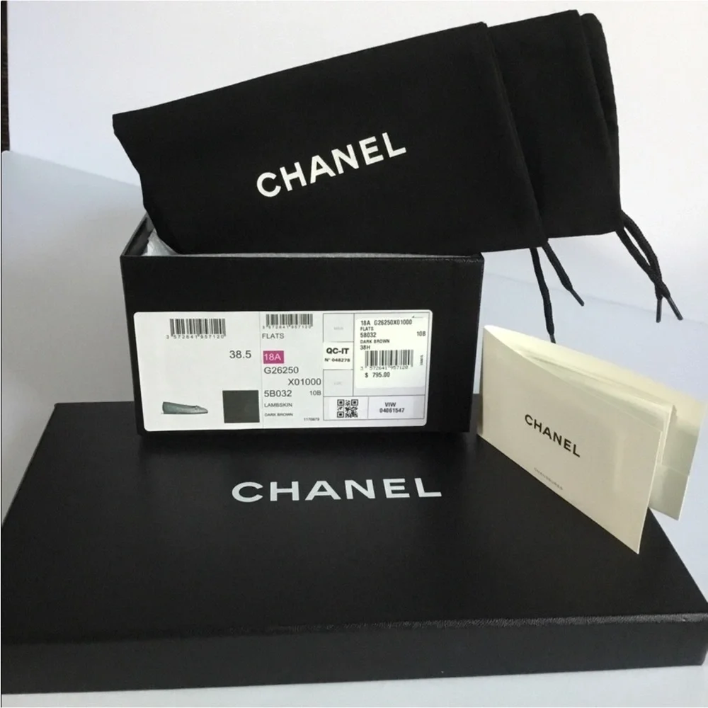 CHANEL BOX W/2 DUST BAGS SOME TISSUE NO LOGO BOOK-FINAL PRICE - Picture 2 of 14